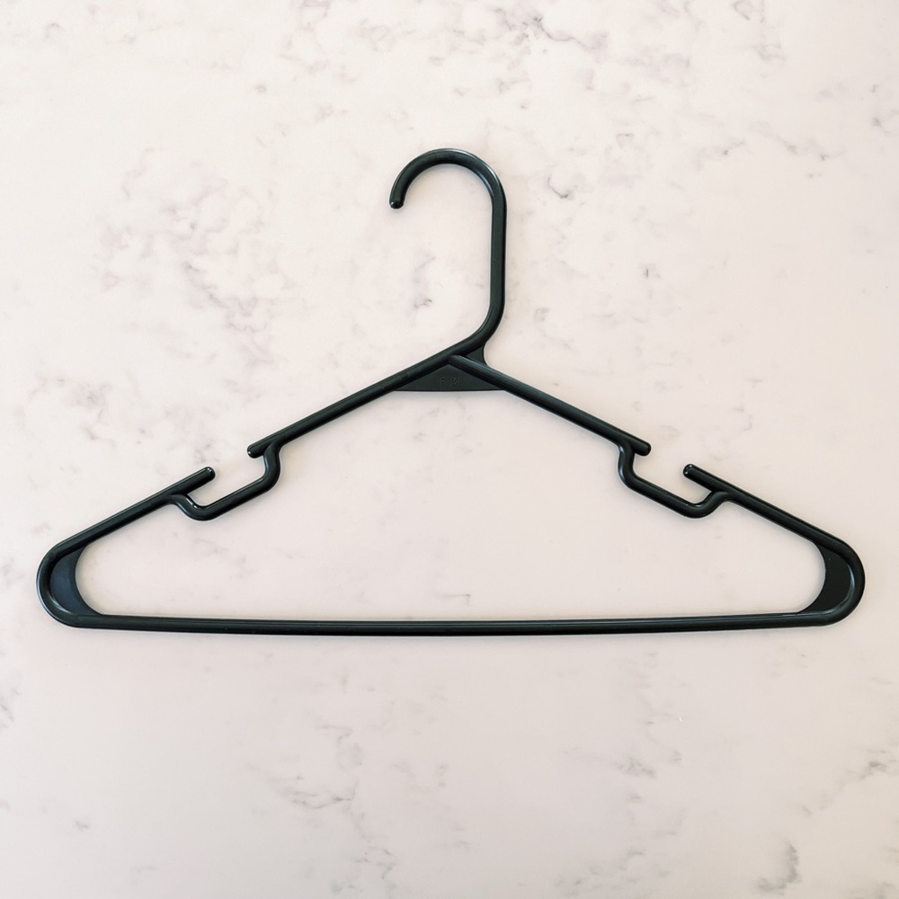 Black Plastic Hanger Bundle